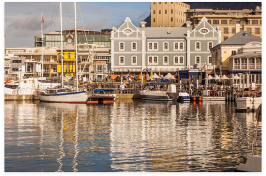 The V&A Waterfront harbour