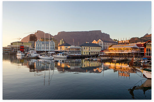 Cape Town Cruise Terminal view of Table Mountain