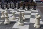 Pier Head life-sized chess board at the V&A Waterfront