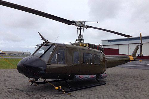 The Huey Helicopter Co passenger helicopter