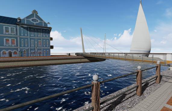 Construction On The New Swing Bridge V A Waterfront